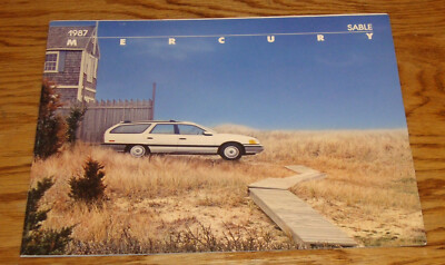 Original 1987 Mercury Sable Sales Brochure 87 GS LS | eBay