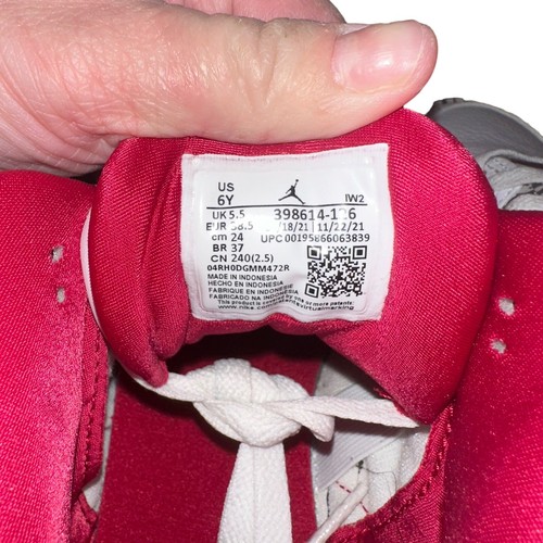 Air Jordan 3 Retro (GS) SZ 6Y Cardinal Red 398614-126 - Picture 7 of 8