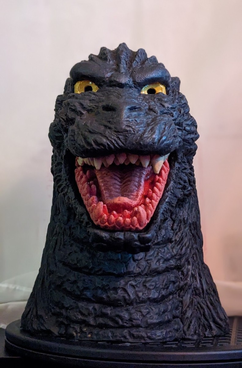 Godzilla Head Monster Toho Movie Prop Replica Bust Godzilla
