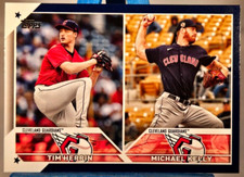 2023 Topps Update Tim Herrin, Michael Kelly #US45 Royal Blue Cleveland Guardians