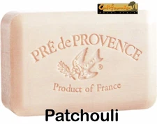 Pre de Provence PATCHOULI 250 Gram French Soap Bath Shower Bar Shea Butter XL
