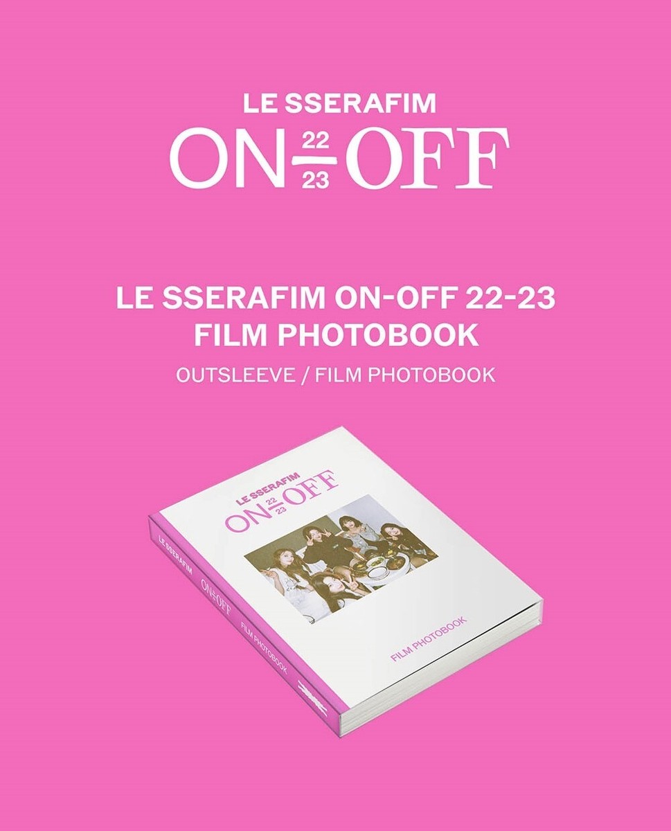 LE SSERAFIM - 'ON-OFF' 22-23 FILM PHOTOBOOK Photo Card K-Pop Girl