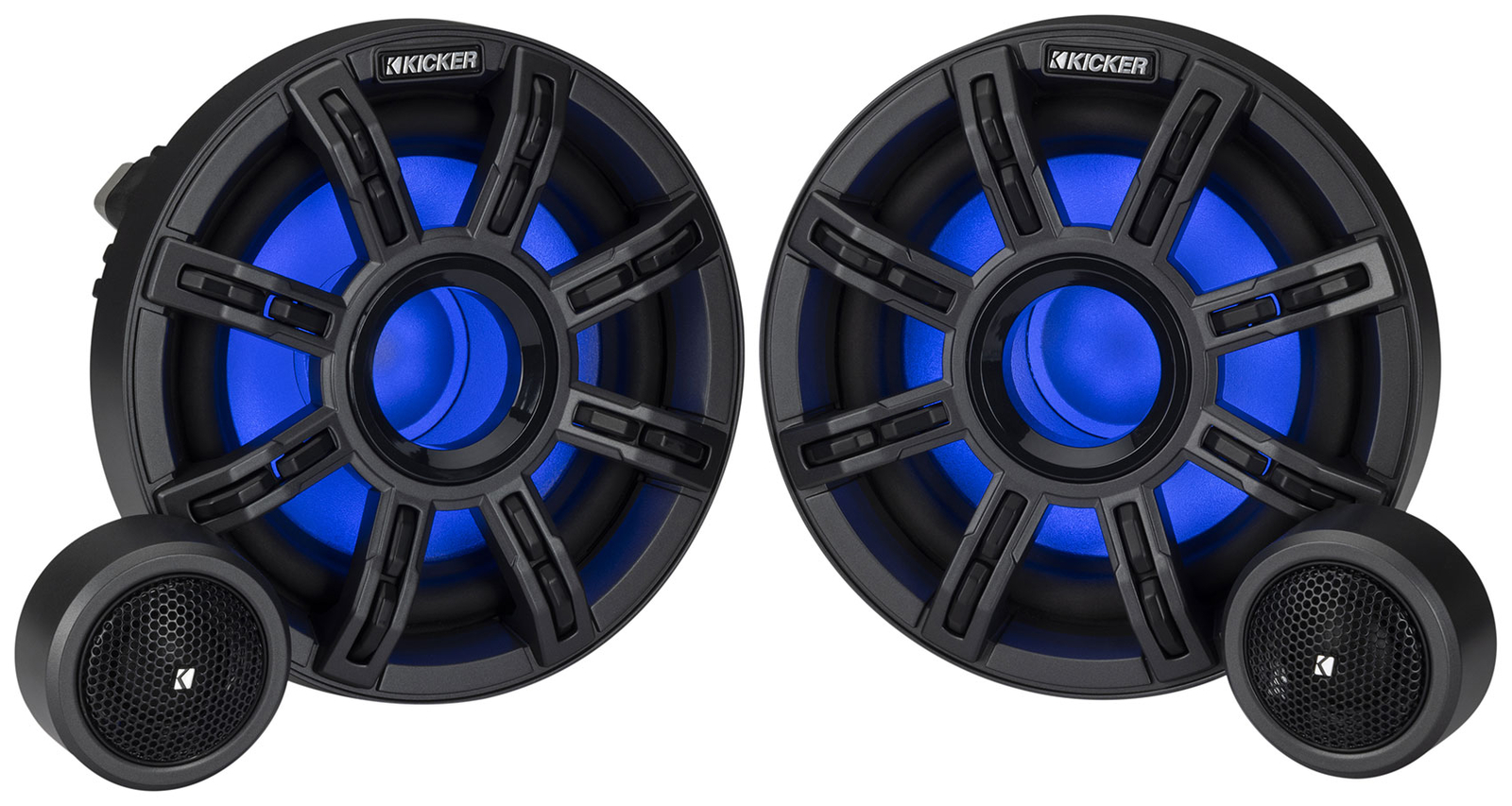 4 KICKER 51MSS65 65 200-Ваттные Морские компонентные динамики премиум-класса 4-Омные MSS65