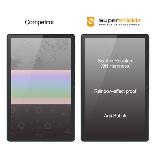 2x Supershieldz Tempered Glass Screen Protector for Onn 10.4" Tablet Pro (2023) - Picture 2 of 4