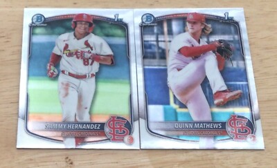 2025 Bowman Chrome Prospects BCP1 - BCP150 - You Pick - $2.00 or 2 Card Minimum