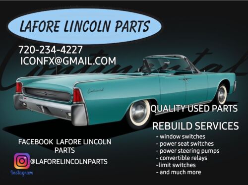 1958 1859 1960 LINCOLN CONTINENTAL POWER WINDOW SWITCH NEW OLD STOCK (4) PCS - Picture 3 of 11