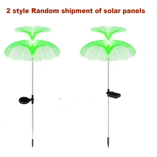 Solar Garden Path Light Waterproof 7 Color Changing Outdoor Jellyfish Stake Lamp - Picture 10 of 17