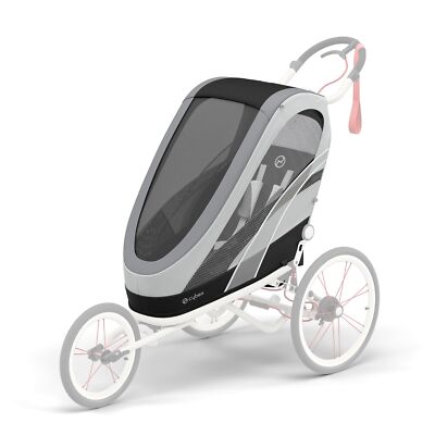 Cybex Zeno Multisport Kinderwagen Sitz Pack (metallgrau) - klappbar / einfache Montage