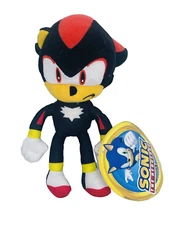 Brand New Sonic The Hedgehog Shadow Modern Plush, 8”, Toy Factory