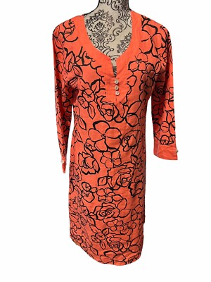 Habitat Clothes To Live In Medium Orange Floral Linen Midi Dress Long Sleeve | eBay Habitat Clothes To Live In Medium Orange Floral Linen Midi Dress Long Sleeve | eBay