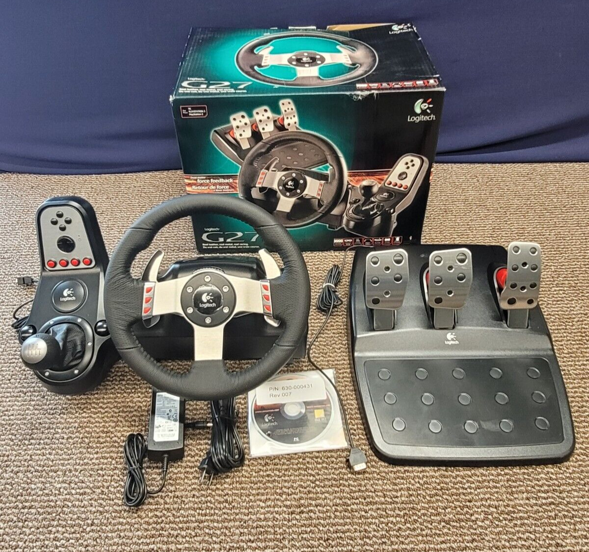 Volante Logitech G27 Racing Wheel - FrancaVirtual Informática