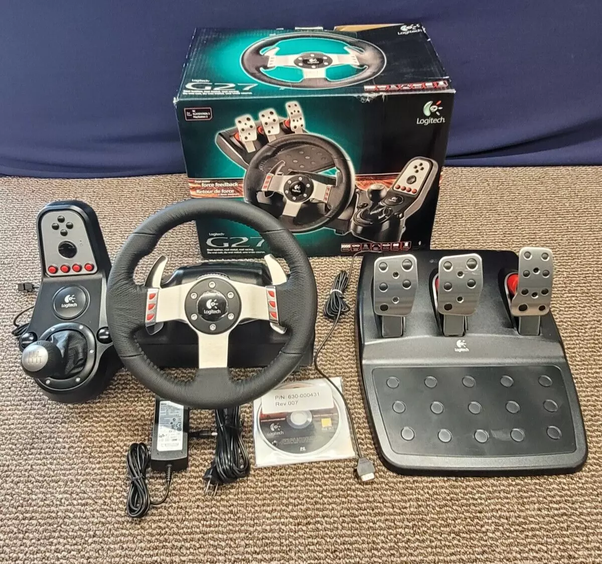  Logitech G27 Racing PC + PS3 Steering Wheel : Video Games