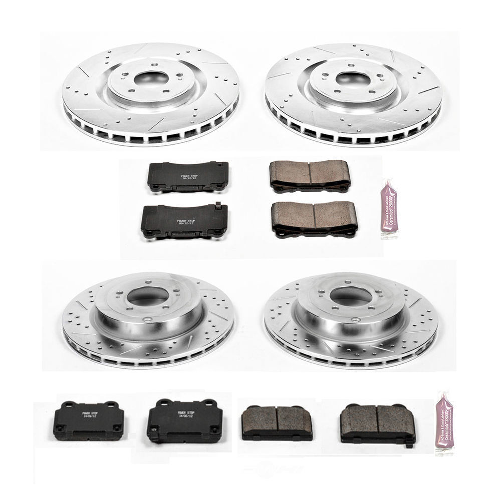 Power Stop Front Autospecialty Brake Kit | 2008, 2010-2015 Mitsubishi Lancer Evolution X (KOE4551) main image 1