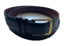 Coach Men's Black Cowhide Leather Belt Sz 42โ 105cm Style 5800 Made In USA