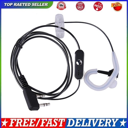 2-poliger Radio-Kopfhörer-Ersatz-Ohrbügel-Headset für BAOFENG KENWOOD Retevis HY