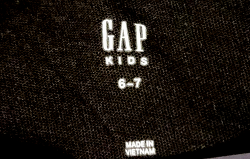 GAP Girls 2-Pack 100% Cotton T-Shirt Tops Size Small 6/7 Black & Pink Shirts-NWT - Picture 10 of 12
