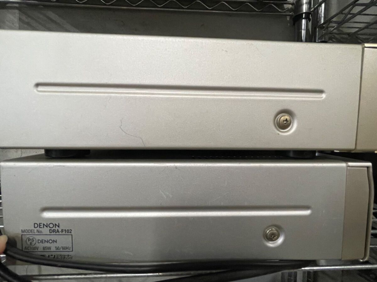 Denon F Series Receiver DRA-F102 SP Premium Silver DCD-F102 Denon F Series Receiver DRA-F102 SP Premium Silver DCD-F102