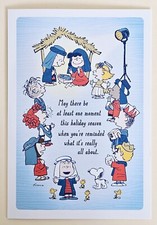Peanuts "Snoopy  Friends" / Christmas Greeting Card  Envelope 