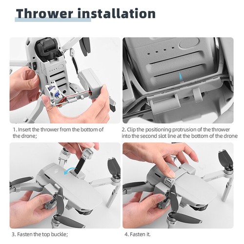 For MAVIC MINI 2 Drone Air-Dropping Thrower Dispenser Drop Delivery Device Kits - Picture 12 of 17