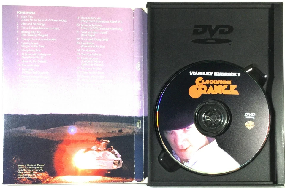 A Clockwork Orange (DVD, 1971, Widescreen) Like New ! Malcolm McDowell - Image 3 of 3