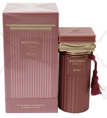 Afnan Historic Doria By Afnan 3.4/3.3 oz Edp Spray For Unisex New In Box