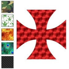 Cross Pattee, Vinyl Decal Sticker, 40 Patterns 3 Sizes, 180