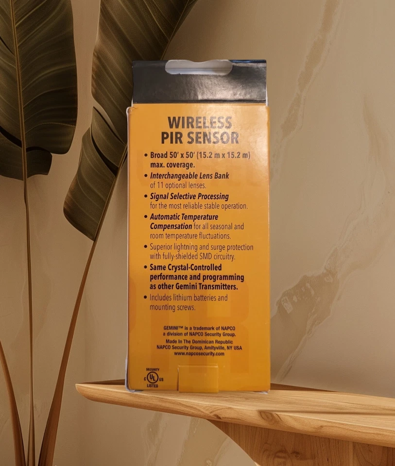 Napco gemini Security GEM-PIR Napco Gemini Wireless PIR Sensor - Image 2 of 4