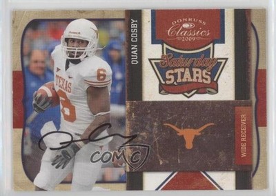 2009 Donruss Classics Saturday Stars Signatures Quan Cosby Rookie Auto RC i5f