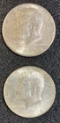 1964 P & D - Set of 2 - 90% Silver John F Kennedy Half Dollars