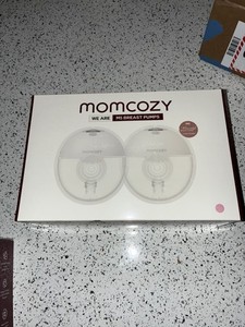 Momcozy M5 Wearable Hands-Free Double Electric Breast Pump, Battery, White