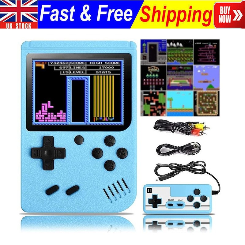 Handheld Retro Video Game Console Gameboy Built-in 500 Classic Games Gift UK