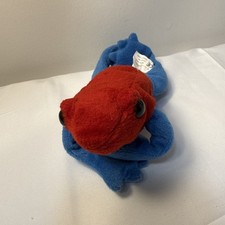 Wild Republic K M red blue small mini Plush poison dart frog