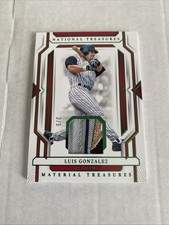 Luis Gonzalez 2024 Panini National Treasures 4 Color Patch #d 3/5 Diamondbacks