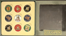 U.S. Open Golf Ball Marker Set, 9 Metal Multicolor Markers
