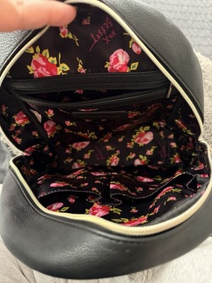 Betsey Johnson Black Skull-Embossed Mini Backpack Betsey Johnson Skulliclouis Mini Backpack | eBay main image 3