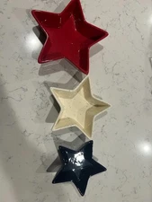 home and garden party stoneware collection patriotic stars Americana collection