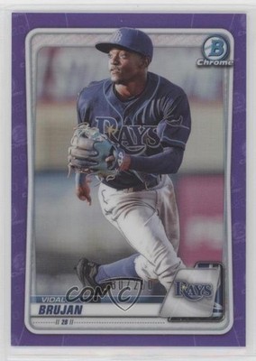 2020 Bowman Chrome Prospects Purple Refractor /250 Vidal Brujan #BCP-241 fv7