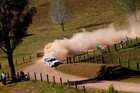 WRC Rally Australia 2015 Elfyn Evans Ford action Motor Racing Old Photo