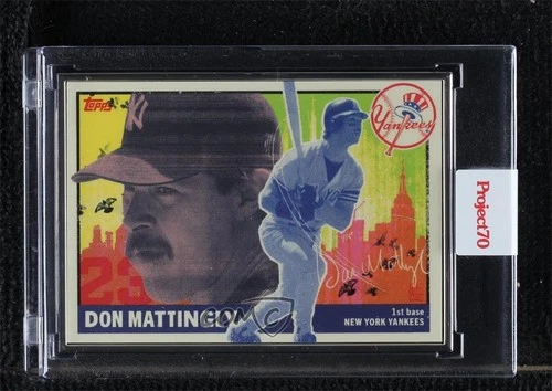 2021 Topps Project 70 Artist Proof Silver Frame /51 Don Mattingly New York Nico