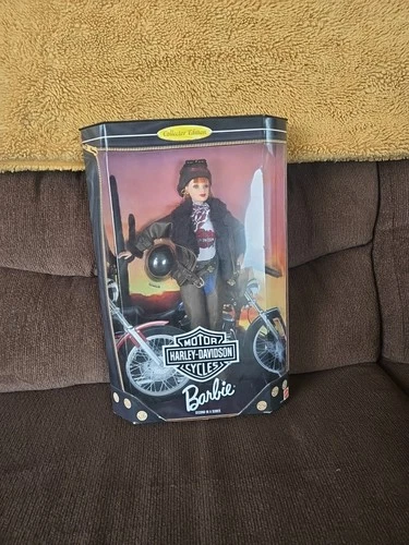 Harley Davidson Barbie Doll Collector Edition Motorcycles Mattel 1998 Vintage