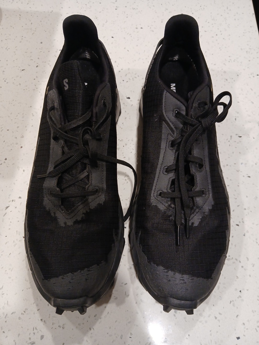 Scarpe da trekking uomo SALOMON Alphacross 5 GTX NBY verdi impermeabili taglia 12 5