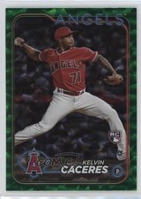 2024 Topps Series 2 Green Foil 333/499 Kelvin Caceres #680 18d9