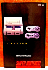 Super Nintendo Console Manual SNES System Instruction Booklet 2 Control Design