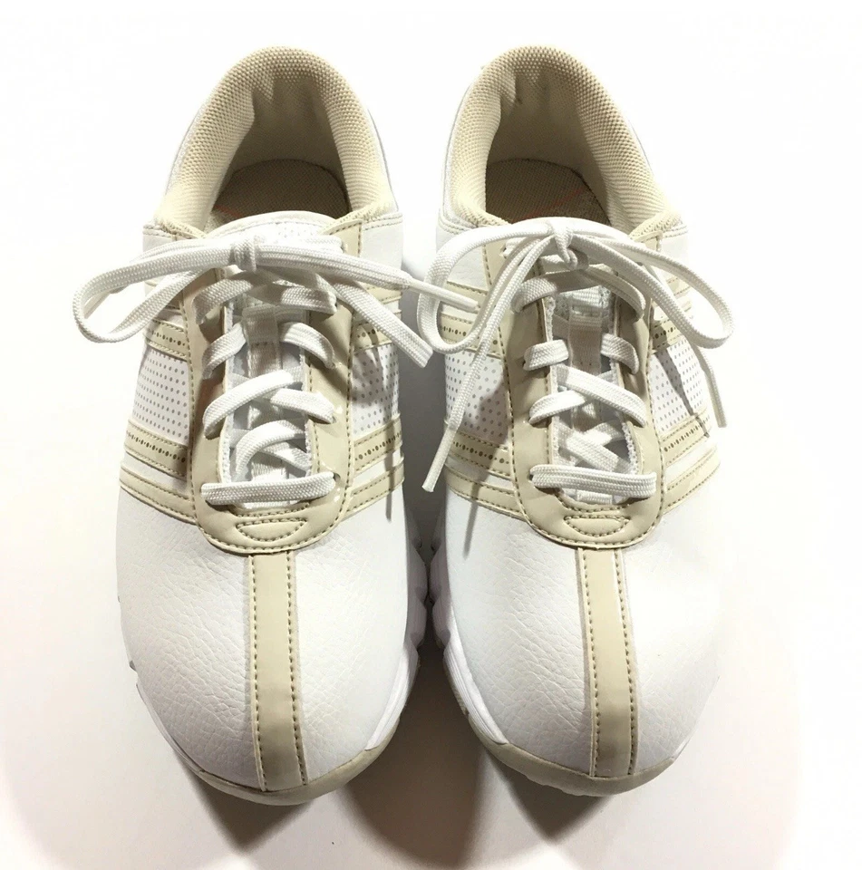 Женские туфли для гольфа Nike Delight Tac 6,5 белые бежевые с мягкими шипами 317622-121 - Изображение 3 из 4