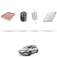 Hoffcar Wartungsset - 4 Filter FüR Peugeot 307 2.0 16V 100KW Ab 2003