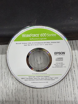 #ad Workforce 600 Series PC CD Rom NO CASE $200.00