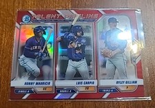 2021 Bowman Chrome Talent Pipeline RED Refractor /5 Mets Mauricio Carpio Gilliam