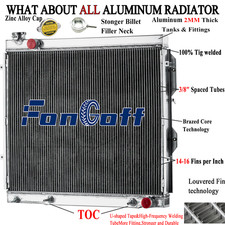 2 Row Aluminum Radiator For 2001-2007 2004 Toyota Sequoia Tundra Sr5 4.7l V8
