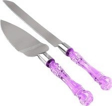 Cake Knife and Server Set, Cake Cutter and Pie Spatula, Cake Server and Knife