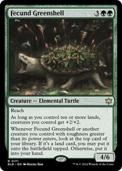 Fecund Greenshell - Bloomburrow #171 Rare